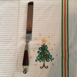 NWT Lenox Holiday Gatherings Cake Knife , 13 inches( 33 cm)